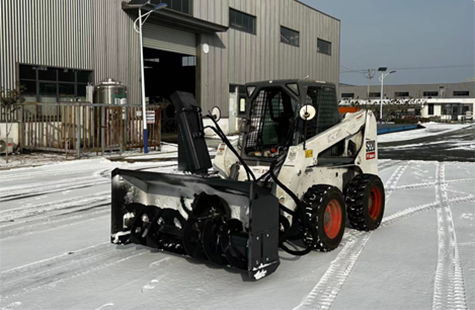 Skid Steer Snow Blowers: Efficient Design Allows More Volume