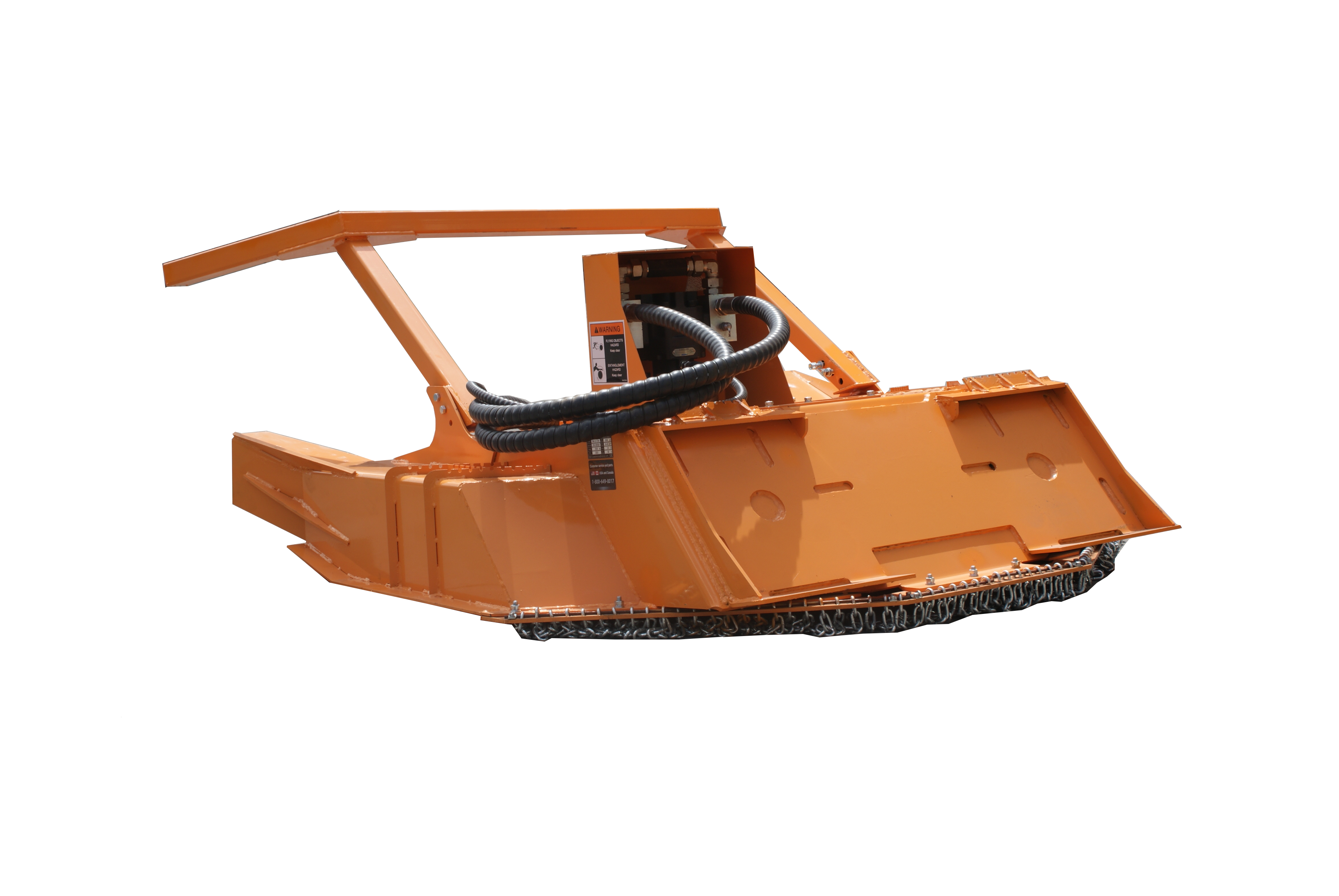 72'' Skid Steer Forestry Disc Mulcher 10" Cutting Capacity 3000-3500 PSI