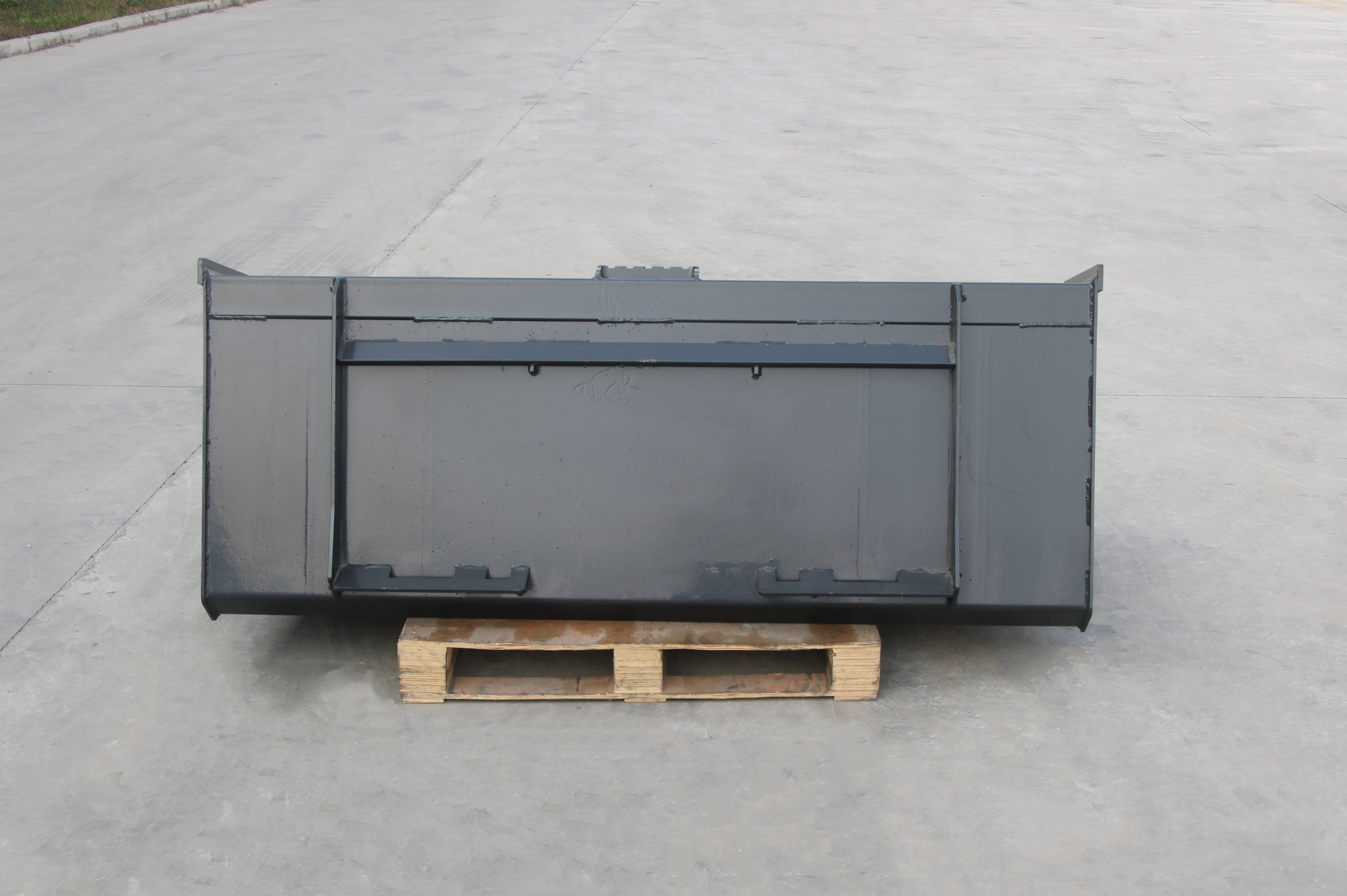 96" Skid Steer Snow Mulch Litter Bucket attachment