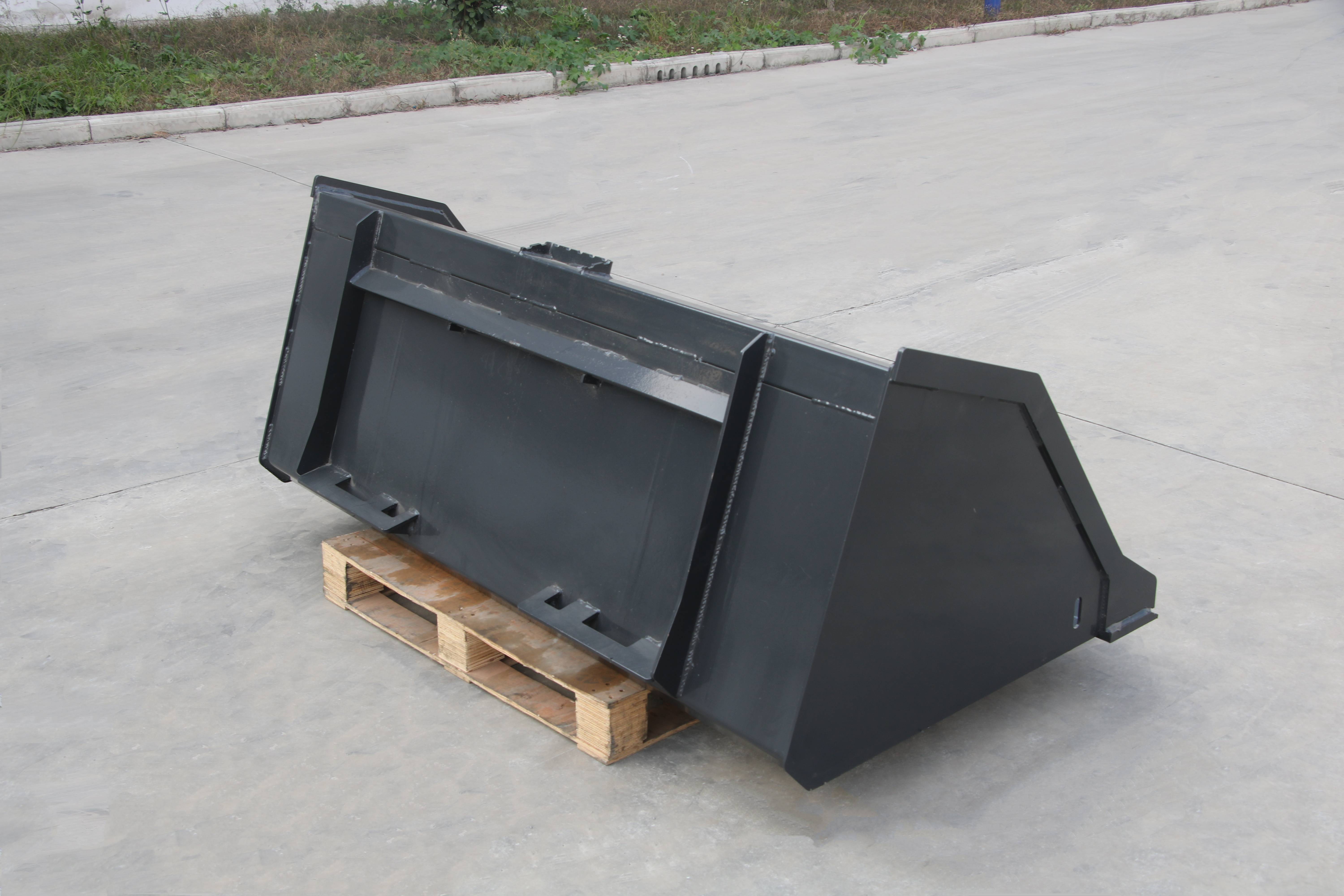 96" Skid Steer Snow Litter Bucket attachment