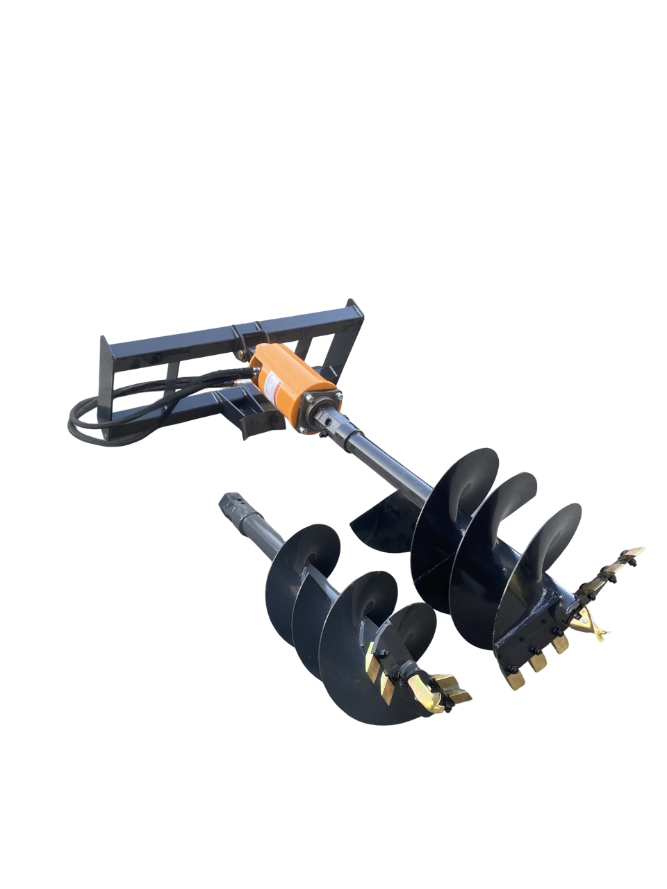 Auger Drill Bit Skid Steer Auger Comes with auger dimensions:12 in & 18 in  Garden Plant Flower Bulb Auger Spiral Hole Drill Rapid