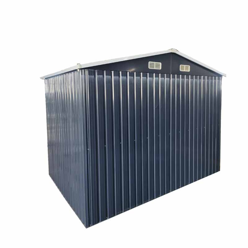 6*8 FT GALVANIZED APEX ROOF METAL SHED