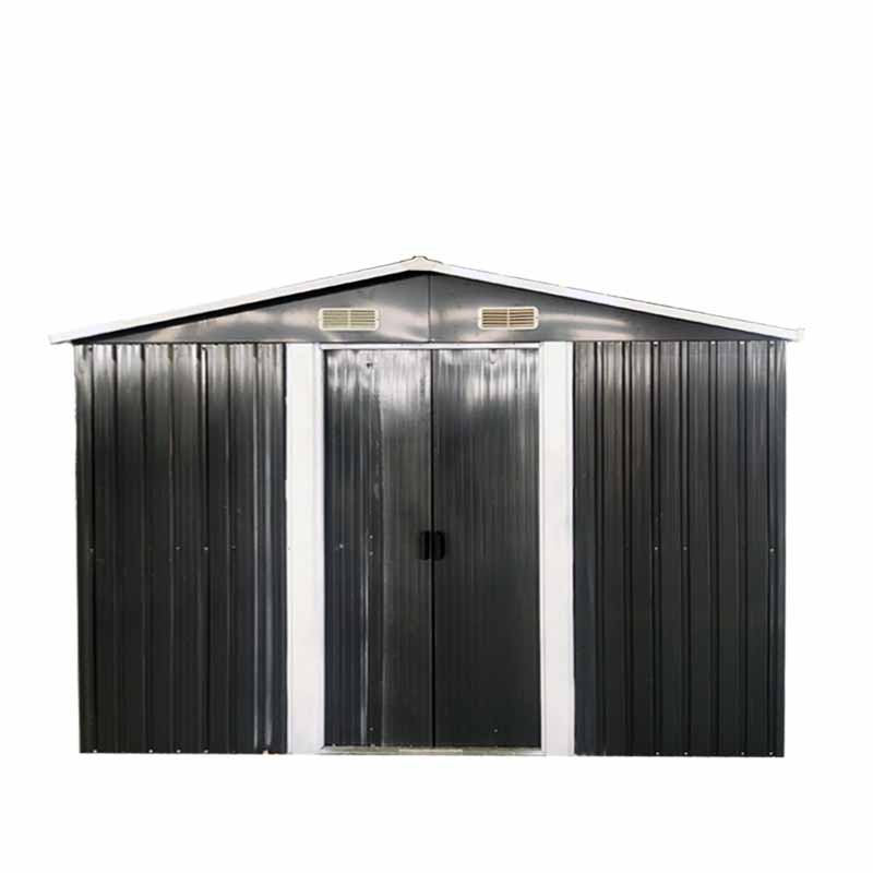 6*8 FT GALVANIZED APEX ROOF METAL SHED