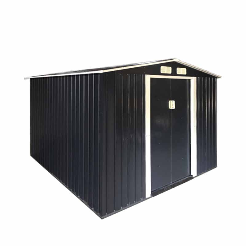 6*8 FT GALVANIZED APEX ROOF METAL SHED