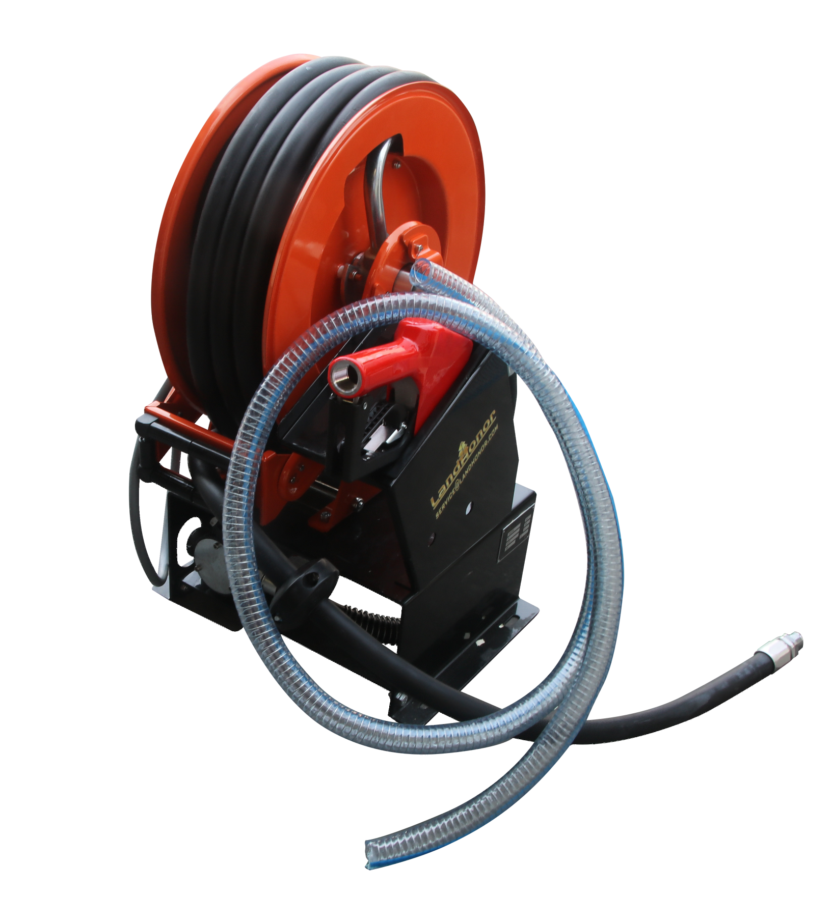 Diesel Fuel Transfer Pump comes with 49ft hose reel