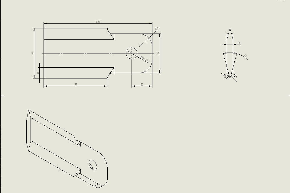 2pcs Blades For Articulating Brush Cutter ABC-13-125A