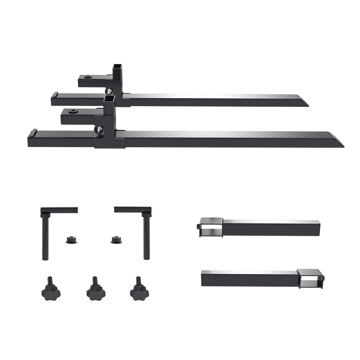  60" Pallet Forks 4000 LBS Capacity Attachment