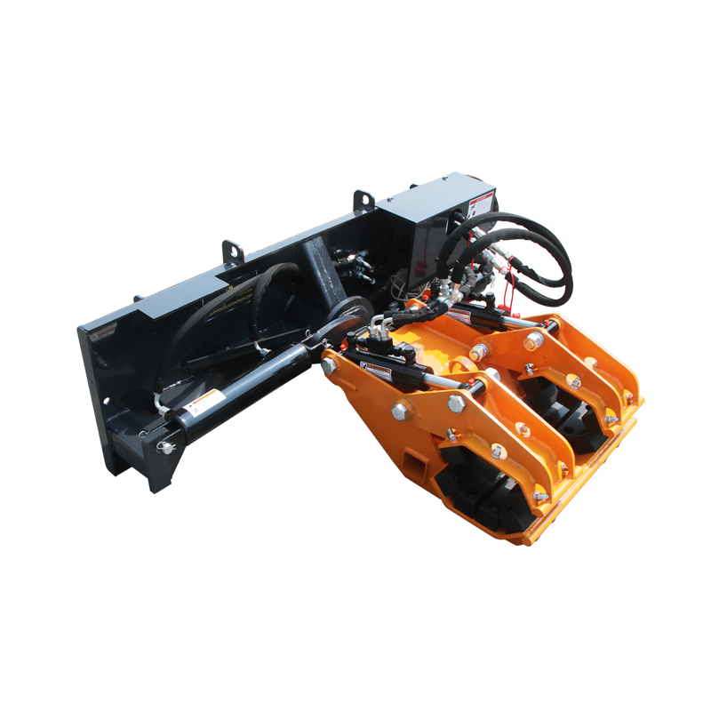 Double Pole Claw Quick Attach Cylinder Hydraulic Skid Steer Rotation